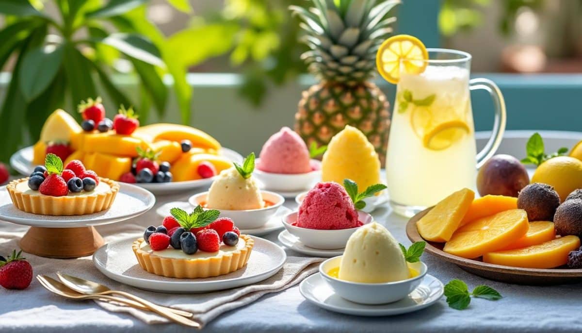 découvrez des suggestions gourmandes pour des desserts estivaux qui raviront vos papilles. fraîcheur et légèreté sont au rendez-vous avec nos recettes savoureuses, idéales pour les chaudes journées d'été. laissez-vous inspirer par des fruits de saison et des associations délicates pour un régal parfait!