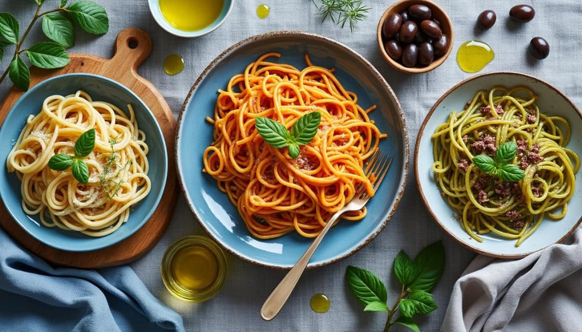 découvrez 3 recettes de pâtes esthétiques et originales qui surprendront et raviront vos invités lors de votre prochain dîner. faciles à préparer et pleines de saveurs, elles allient goût et élégance pour un effet garanti !