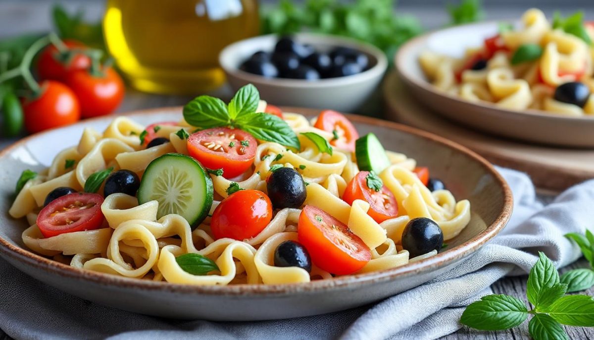 découvrez 3 recettes revisitées de salades de pâtes froides au surimi, inspirées des traditions, pour des repas frais, gourmands et faciles à préparer.