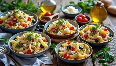 découvrez 3 recettes originales de salade de pâtes grecques pour surprendre et ravir vos invités lors de vos repas estivaux. faciles à préparer, savoureuses et colorées !