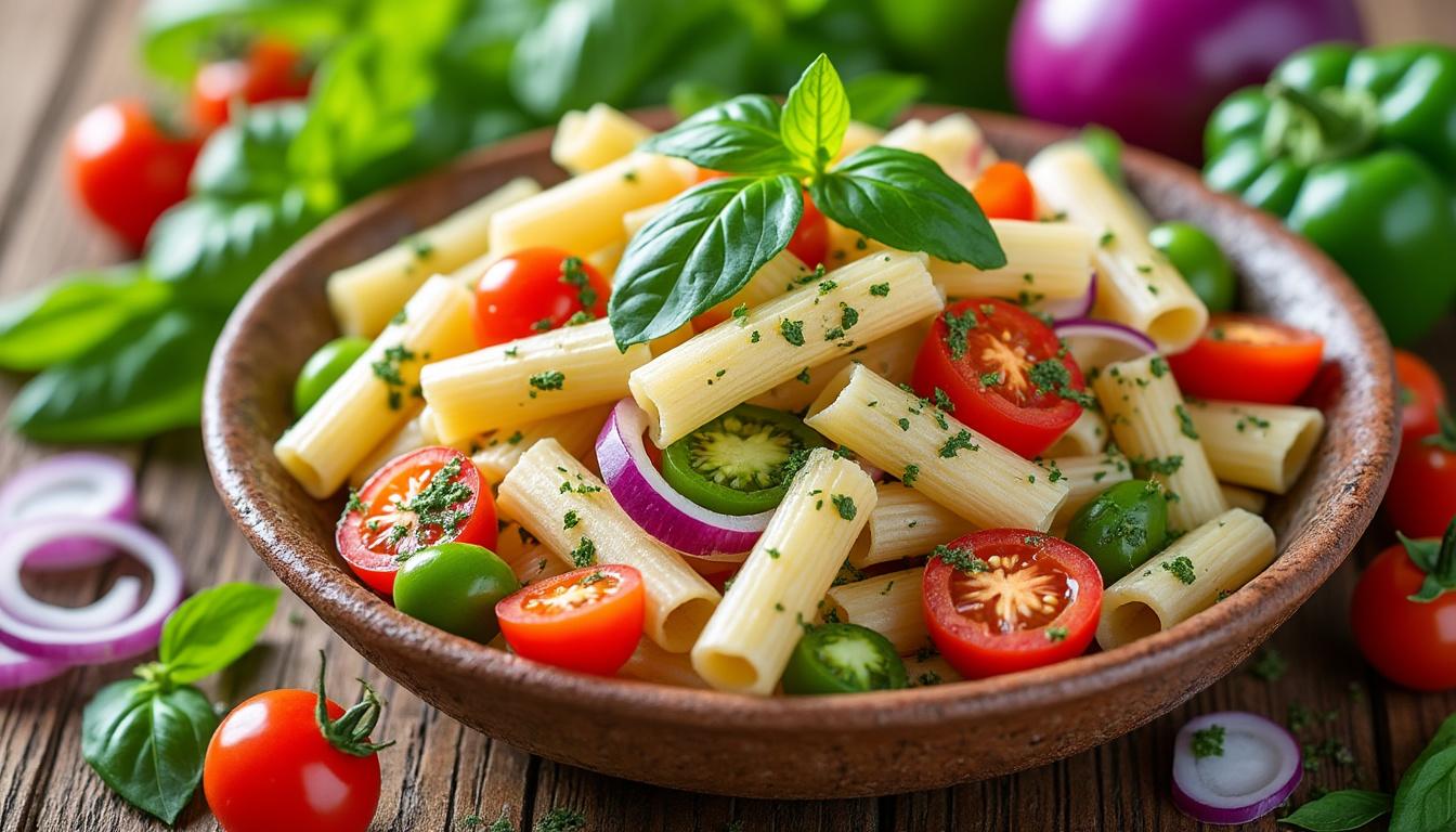 découvrez 3 recettes originales de salade de pâtes au surimi pour surprendre et régaler vos invités lors de vos repas ou buffets ! idées gourmandes et faciles à préparer.