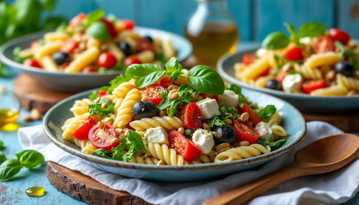 découvrez 3 recettes originales de salades composées à base de pâtes pour surprendre et régaler vos invités. simples, savoureuses et colorées, ces idées sont parfaites pour vos repas d'été ou vos dîners entre amis.