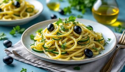 découvrez 4 recettes de pâtes aux courgettes savoureuses, parfaites pour recevoir vos invités. simples, gourmandes et rapides à préparer, ces plats régaleront tous les convives !