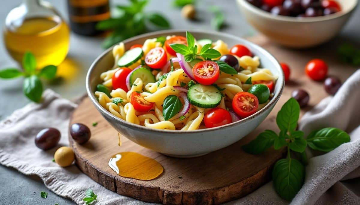 découvrez 4 recettes de pâtes froides faciles et savoureuses, idéales pour recevoir vos invités lors d’un repas d’été convivial et gourmand.
