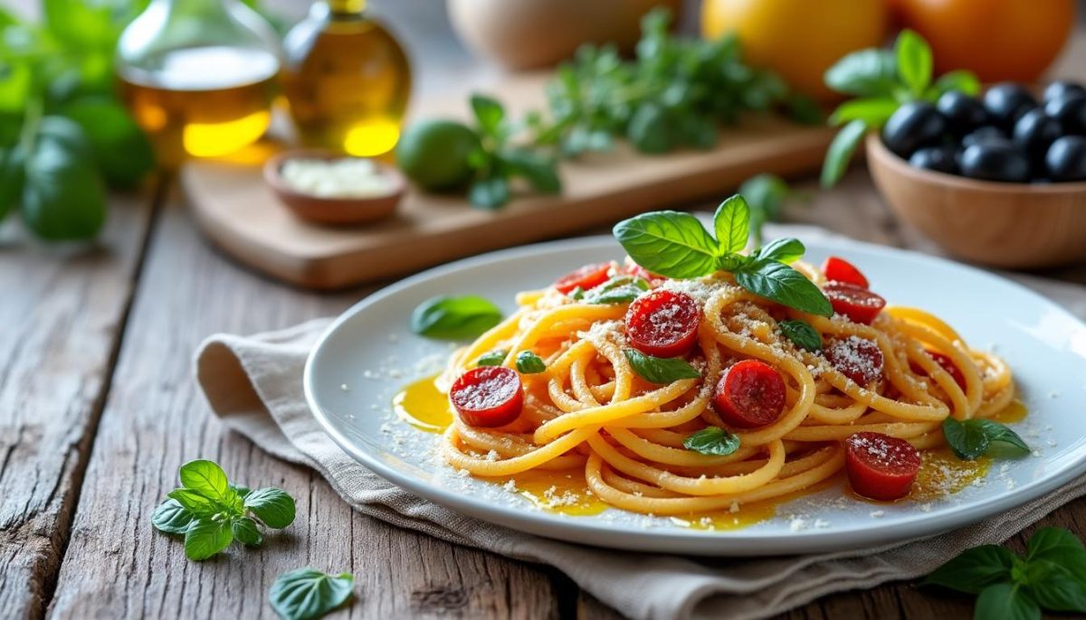 découvrez 5 recettes de pâtes au chorizo savoureuses et faciles à préparer pour régaler vos papilles. des idées originales pour des repas gourmands et épicés à partager en famille ou entre amis.