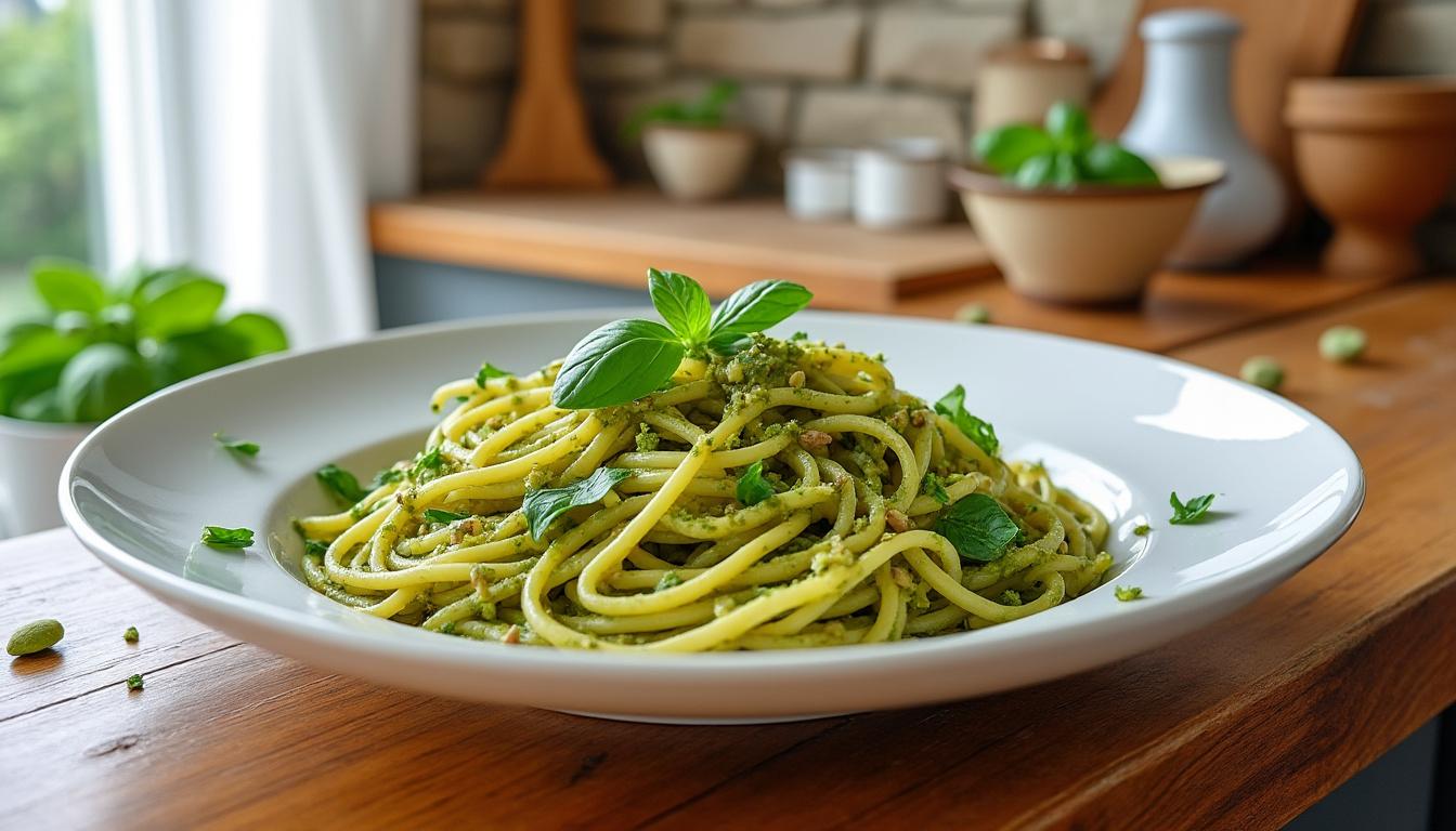 découvrez cinq recettes innovantes de pâtes au pesto qui ajouteront une touche de créativité à vos repas quotidiens. osez sortir des sentiers battus avec des combinaisons savoureuses et surprenantes, idéales pour ravir vos papilles et celles de vos invités.