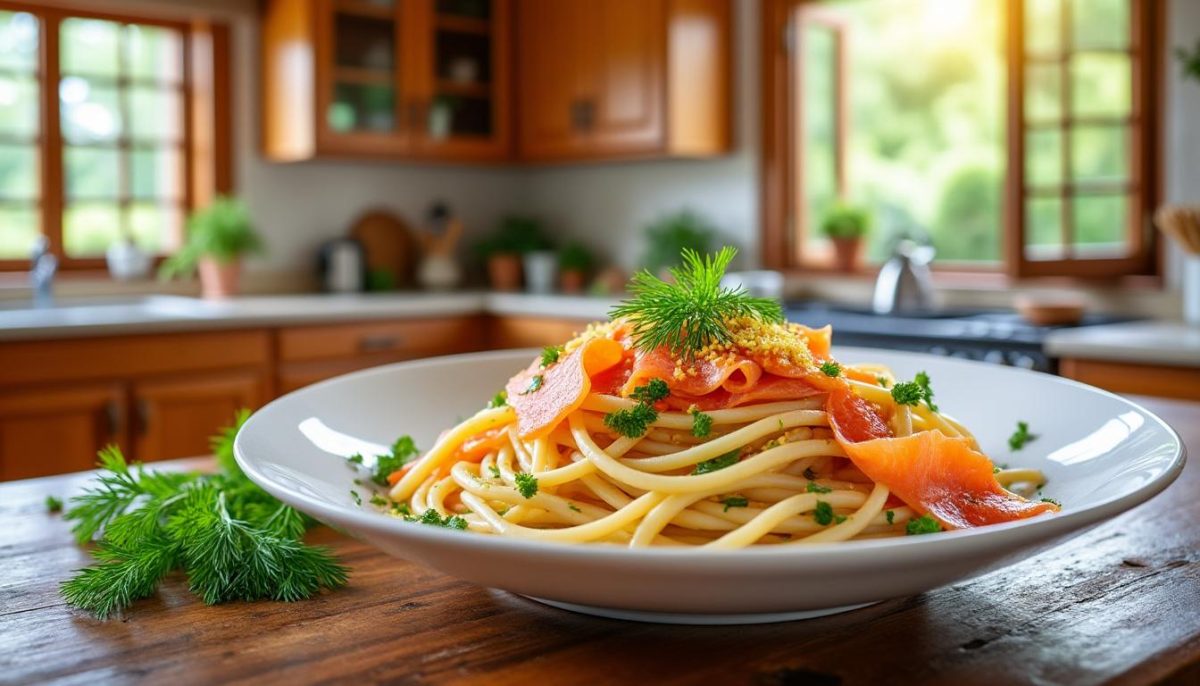 découvrez 5 recettes de pâtes au saumon fumé faciles et savoureuses pour transformer vos repas quotidiens en véritables moments gourmands. idéales pour impressionner vos convives ou se régaler en famille !