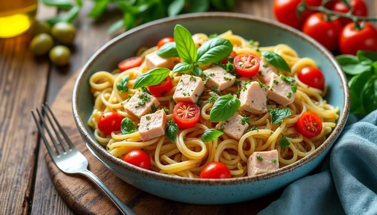 découvrez cinq recettes irrésistibles de pâtes au thon qui raviront vos papilles. faciles à préparer et savoureuses, ces plats sont parfaits pour un repas rapide et délicieux. ne manquez pas l'occasion d'ajouter ces recettes à votre menu !