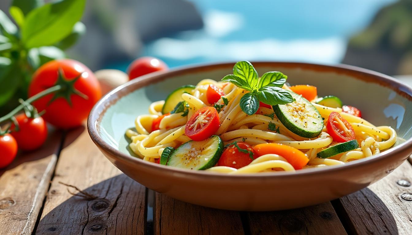 découvrez 6 recettes de pâtes aux légumes originales et savoureuses à essayer absolument. faciles à préparer, équilibrées et pleines de saveurs, ces plats vont vous régaler tout en faisant le plein de vitamines !