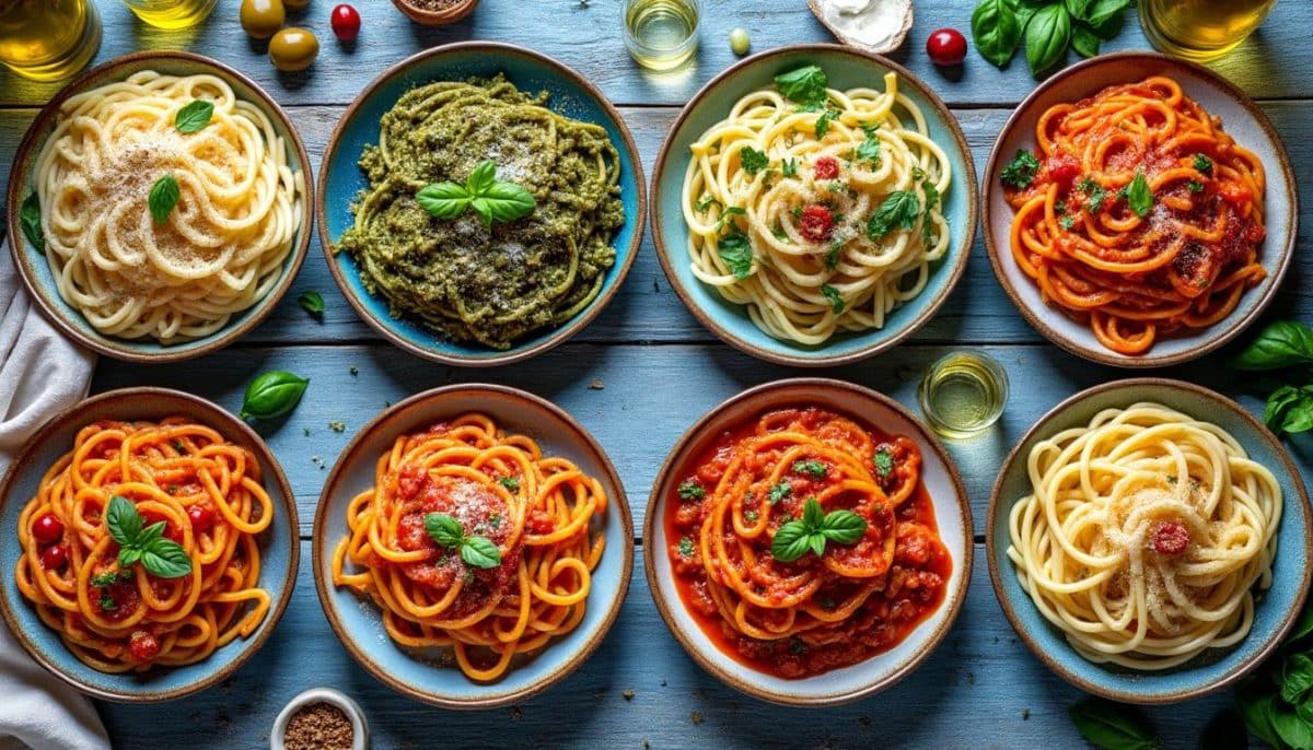 découvrez six sauces pour pâtes irrésistibles qui séduiront tous les palais. que vous soyez amateur de goûts classiques ou à la recherche de nouvelles saveurs, ces recettes faciles et délicieuses sauront faire l'unanimité à chaque repas.