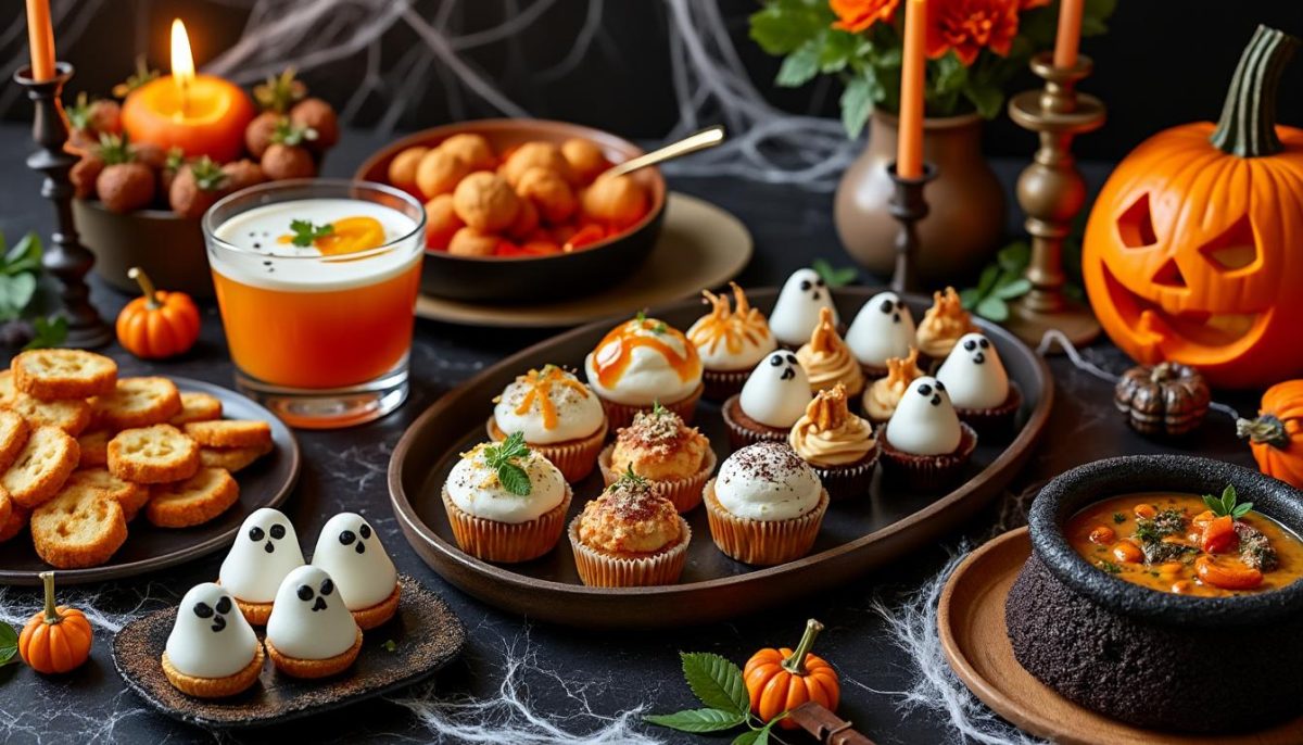 découvrez 7 recettes faciles et originales pour une halloween party inoubliable. impressionnez vos invités sans stress grâce à ces idées gourmandes et festives, parfaites pour petits et grands !