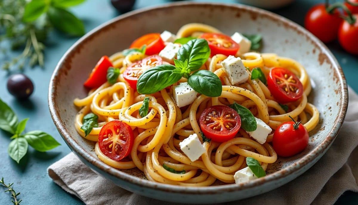 découvrez 7 recettes authentiques de pâtes à la feta et aux tomates cerises à tester absolument pour des repas savoureux, faciles et pleins de saveurs méditerranéennes !