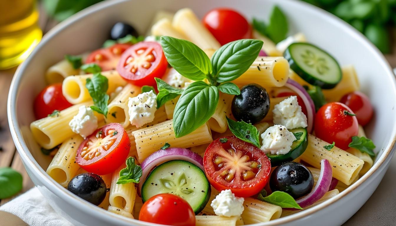 découvrez 7 recettes de salades de pâtes modernes et délicieuses, parfaites pour vos déjeuners d'été ou vos pique-niques. gourmandes et faciles à réaliser, elles raviront vos papilles avec des ingrédients frais et savoureux.