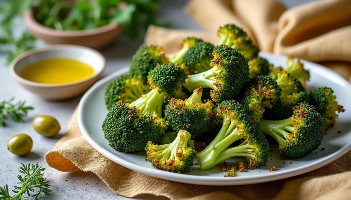 découvrez comment préparer des brocolis croustillants à l'ail avec un air fryer : une recette rapide, saine et savoureuse pour accompagner tous vos repas. simple, prêt en quelques minutes et plein de saveurs !