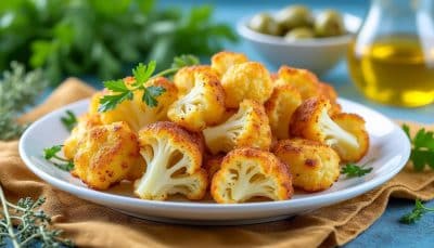découvrez notre recette facile de chou-fleur croustillant au air fryer : une alternative saine, légère et savoureuse pour un apéritif ou un accompagnement gourmand. prêt en quelques minutes !
