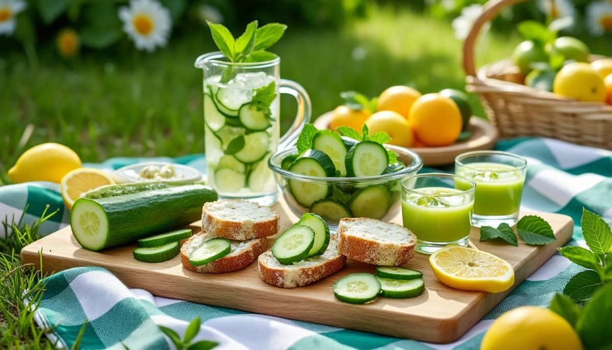 découvrez cinq façons rafraîchissantes et originales de déguster le concombre cet été et de rester au frais pendant les journées chaudes. astuces, recettes et plaisir garanti !