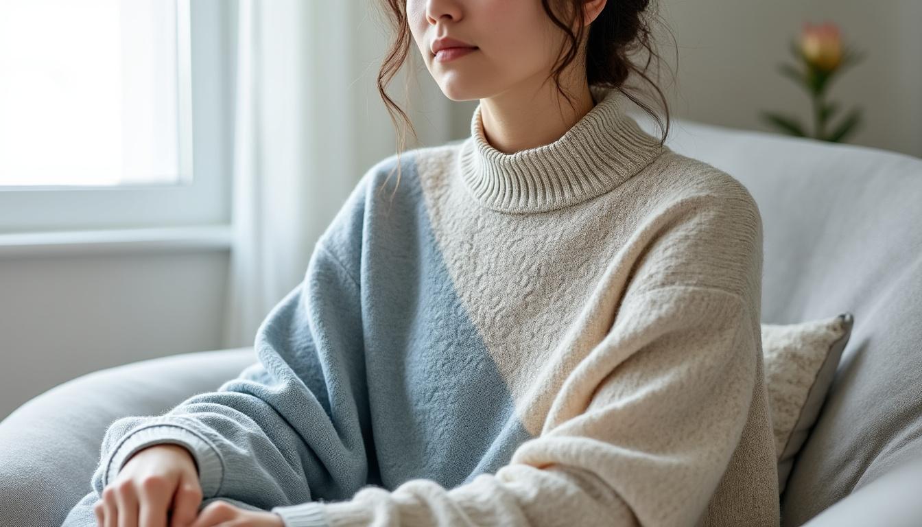 découvrez comment les points texturés intégrés aux vêtements peuvent apaiser l’anxiété, en offrant une sensation de réconfort et de sécurité au quotidien.