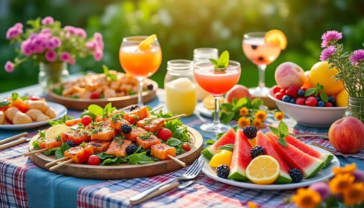 savourez l'été avec notre sélection de 15 recettes estivales faciles et gourmandes, parfaites pour égayer vos repas du mois d'août et profiter des saveurs de saison.