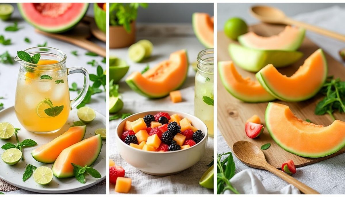 découvrez trois recettes estivales gourmandes et rafraîchissantes qui mettent le melon à l’honneur. surprenez vos papilles avec ces idées faciles et savoureuses, idéales pour l'été !