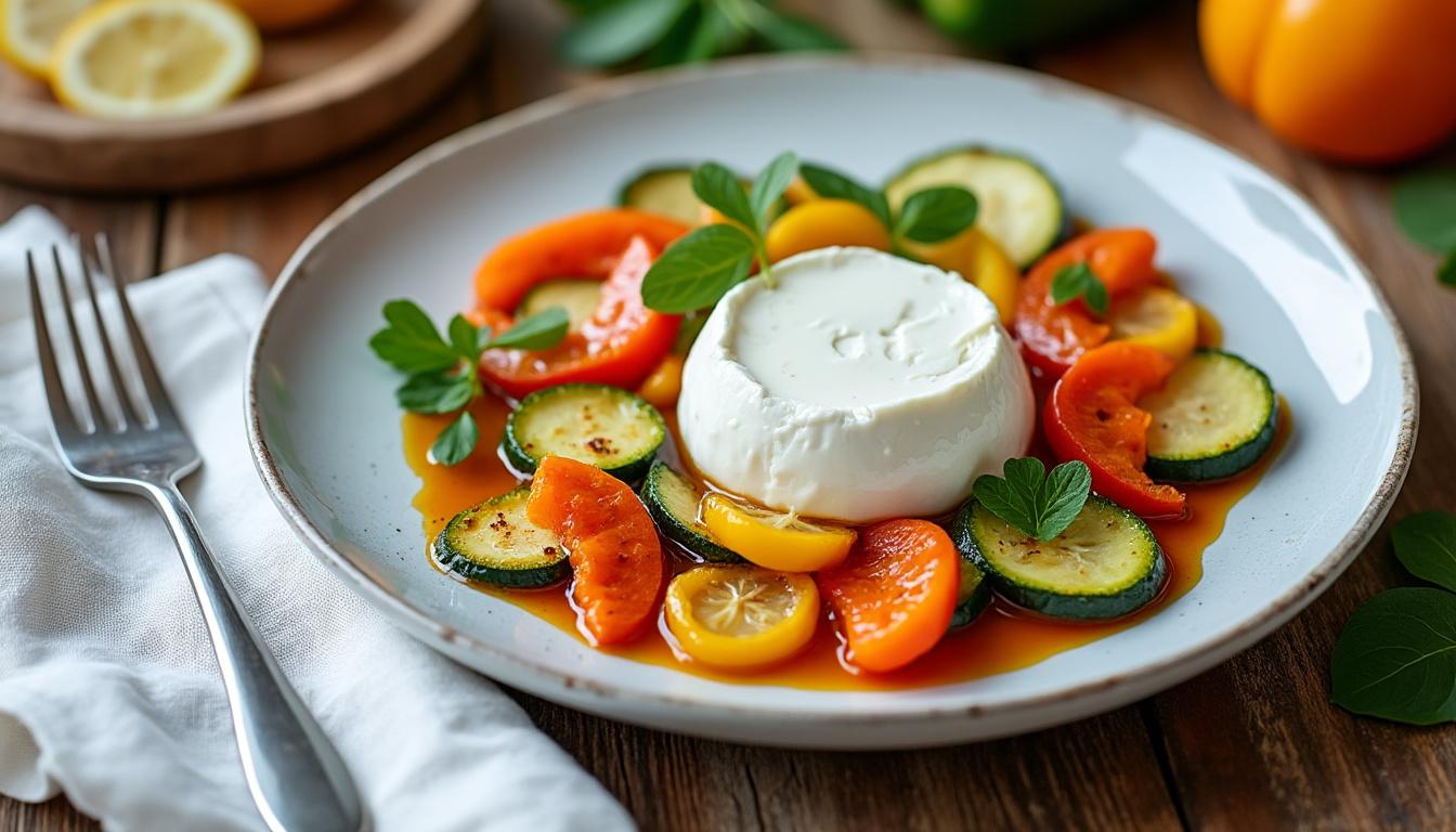 découvrez notre expérience unique de dégustation de la burrata accompagnée de légumes glacés façon granité. plongez dans les nouvelles tendances estivales et laissez-vous séduire par des saveurs fraîches et audacieuses qui raviront vos papilles. un voyage culinaire à ne pas manquer cet été !