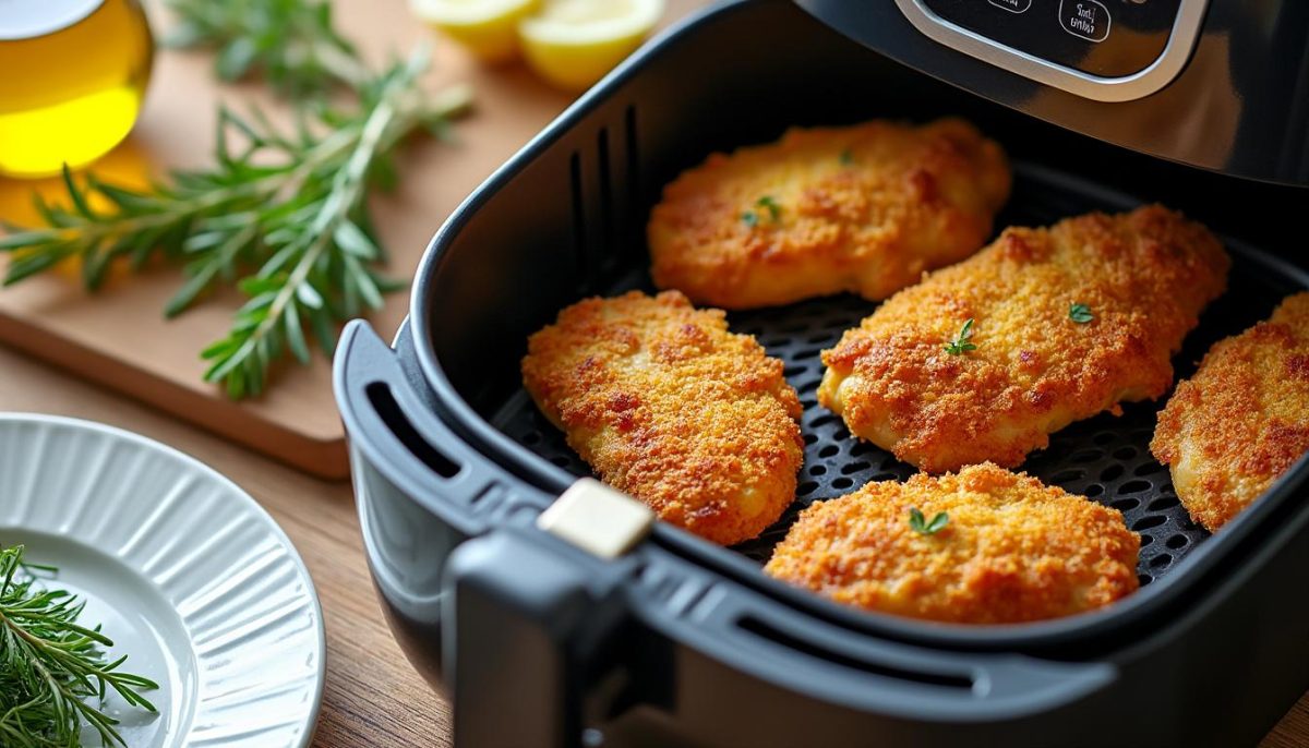 découvrez comment préparer facilement des filets de poulet rÎtis et savoureux avec votre air fryer. une recette rapide, légÚre et croustillante qui séduira toute la famille !