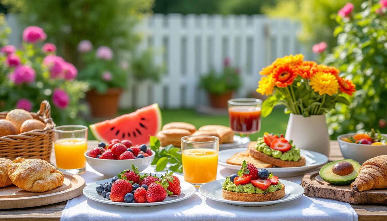 découvrez des idées savoureuses et créatives pour un brunch estival inoubliable. éveillez vos papilles avec des recettes fraîches, des boissons rafraîchissantes et des astuces pour recevoir vos amis en toute convivialité.