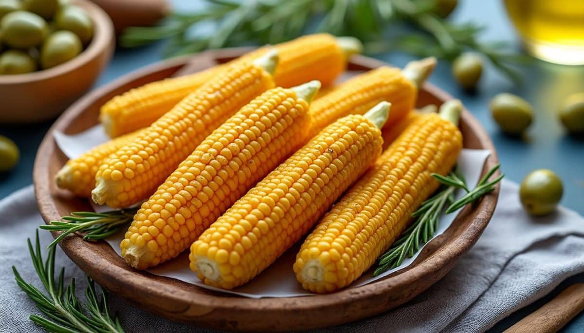 découvrez comment préparer facilement des épis de maïs croustillants au air fryer. une recette rapide, savoureuse et idéale pour un accompagnement original et sain !