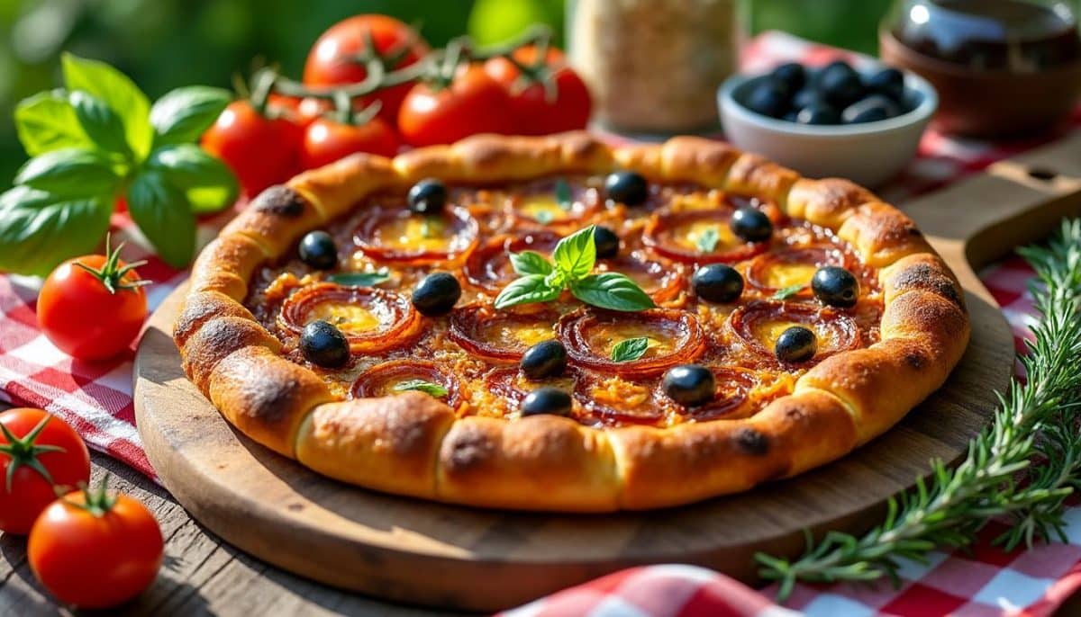 découvrez les saveurs irrésistibles de la tarte pissaladière-taureau de michel hulin. un mélange parfait de fraîcheur et de tradition, cette recette estivale éveille vos papilles et ravira vos invités lors des chaudes journées d'été.