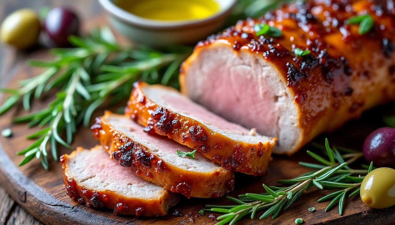 découvrez notre recette facile de filet de porc glacé au air fryer : une viande tendre, savoureuse et caramélisée en un temps record. parfait pour un repas rapide et délicieux !