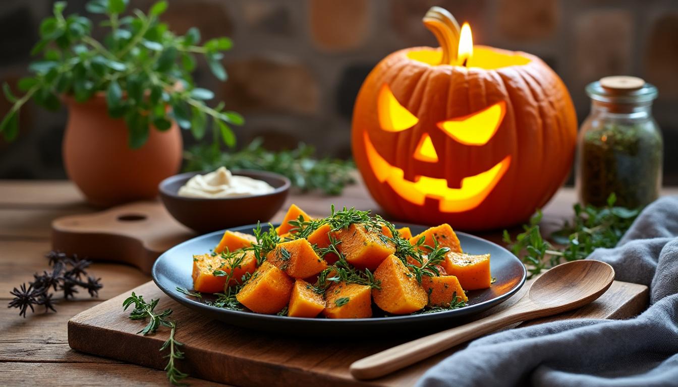 découvrez notre sélection de 12 plats végétariens irrésistibles pour halloween qui séduiront même les plus fervents amateurs de viande. transformez votre fête d'halloween en une expérience gourmande et surprenante, tout en régalant vos invités avec des recettes créatives et savoureuses. faites frissonner vos papilles avec des saveurs halloweenesques !
