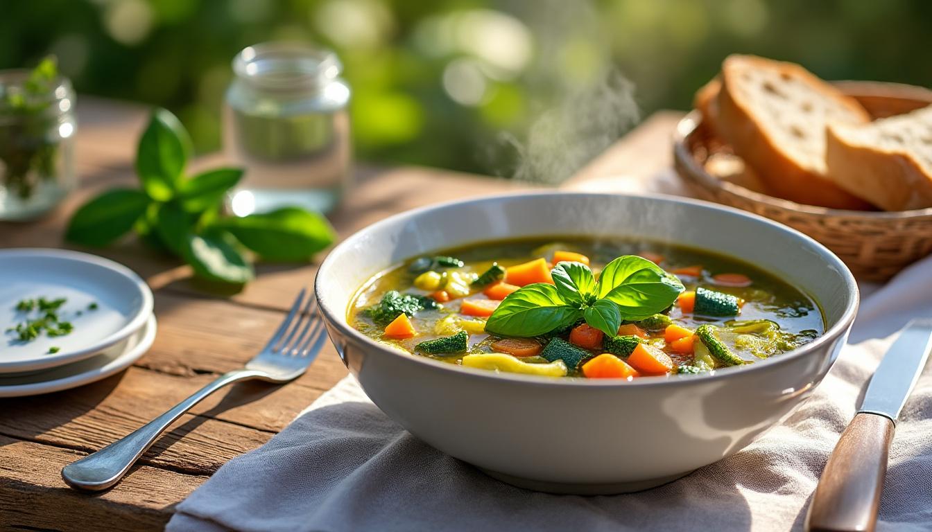 découvrez la soupe au pistou de dédé, une recette estivale authentique remplie de saveurs provençales et de souvenirs précieux pour boris chapon. un plat familial à partager pour revivre l'été en toute simplicité.