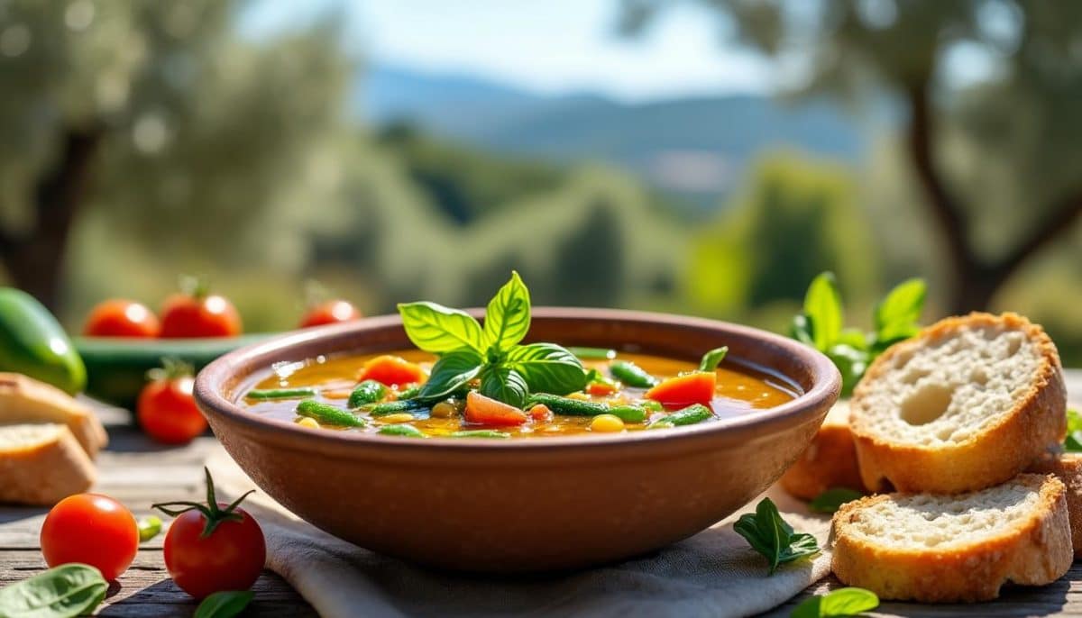 découvrez la soupe au pistou de dédé, une recette estivale traditionnelle qui évoque les souvenirs d’enfance de boris chapon. un plat provençal savoureux, parfait pour partager un moment chaleureux en famille ou entre amis.