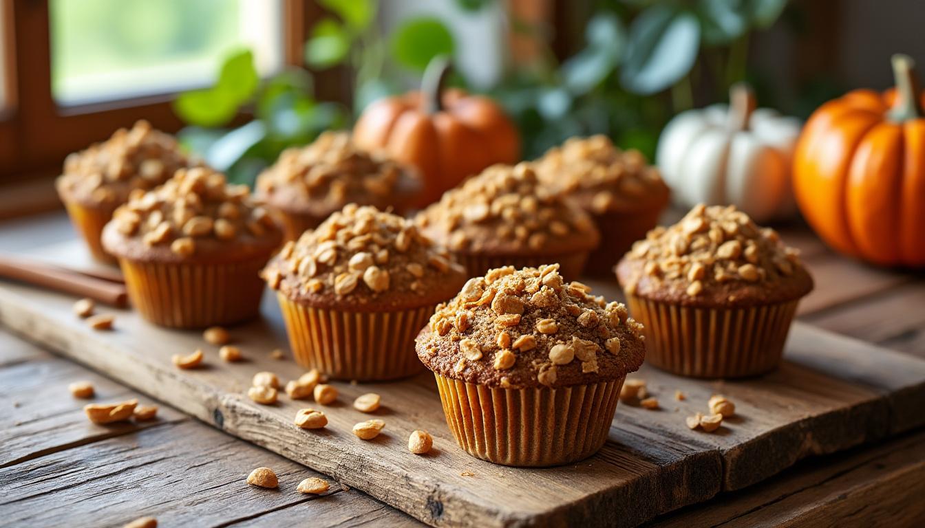 découvrez notre recette facile de muffins citrouille épicés : des gourmandises moelleuses qui parfument délicieusement toute la maison. idéals en automne pour un goûter chaleureux et savoureux !