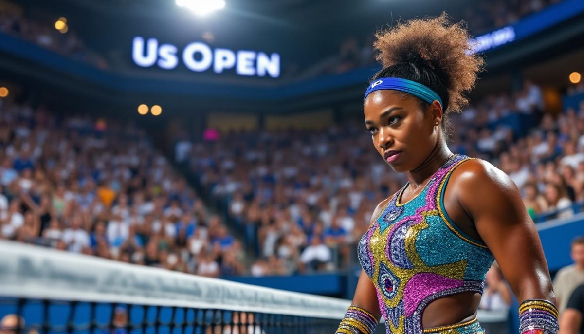 découvrez comment naomi osaka a captivé l’us open avec son look éclatant et un labubu personnalisé, nommé « billie jean bling ». un mélange unique de style, de glamour et d’hommage à la légende du tennis !