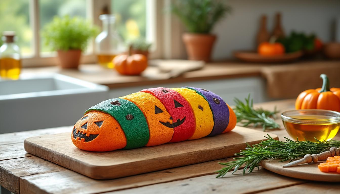 découvrez comment réaliser un pain halloween coloré avec 5 ingrédients naturels pour impressionner vos invités ! des couleurs éclatantes, des astuces simples et un résultat spectaculaire pour une fête réussie.
