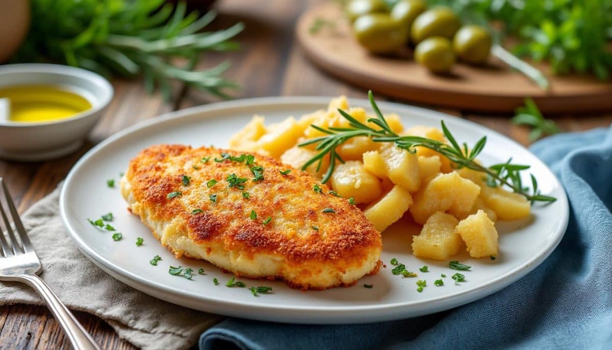 découvrez comment préparer un poulet parmesan croustillant, léger et savoureux grâce à l'air fryer. une recette facile et rapide pour un repas équilibré qui ravira toute la famille !