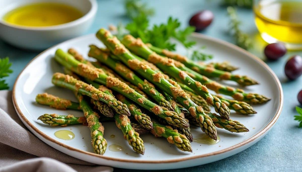 découvrez comment préparer des asperges croustillantes et savoureuses au air fryer : une recette rapide, saine et facile pour profiter pleinement de ce légume de saison.