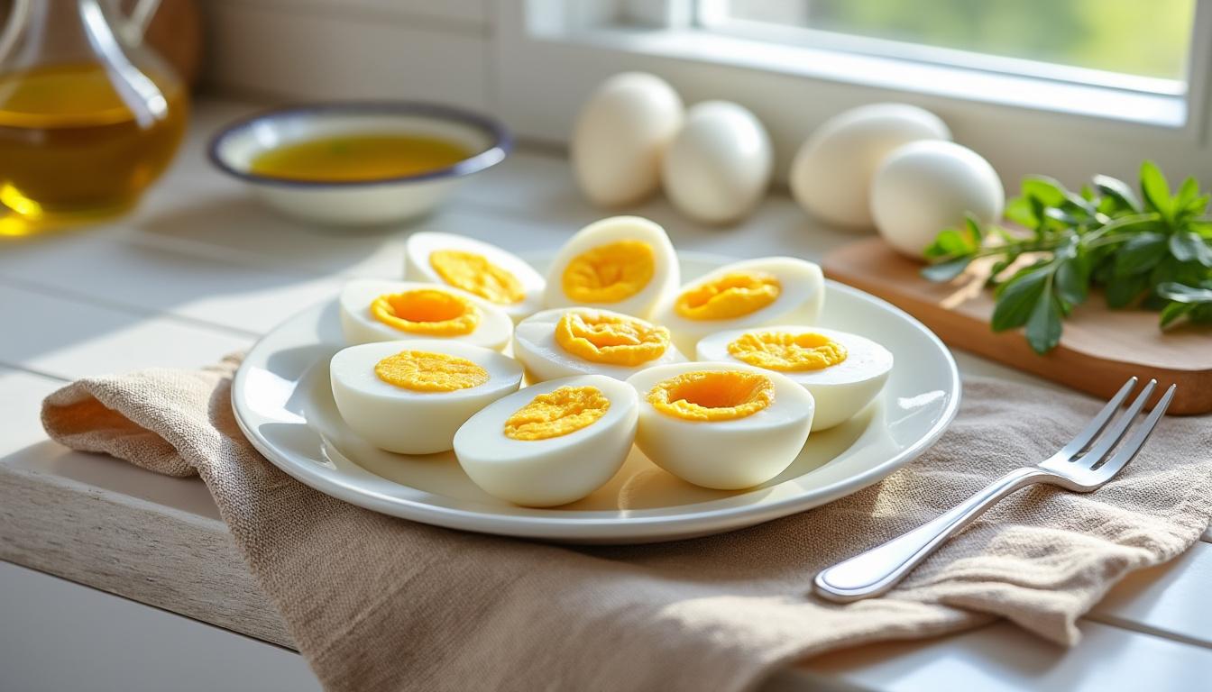 découvrez comment préparer facilement des œufs durs parfaits grâce à votre air fryer : une cuisson simple, rapide et sans eau bouillante pour des œufs savoureux à chaque fois !