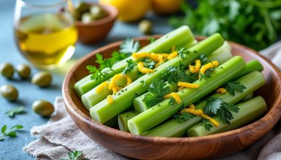 découvrez comment préparer facilement une salade de céleri branche en retirant rapidement les fils. nos astuces simples pour une texture parfaite et une dégustation tout en douceur !