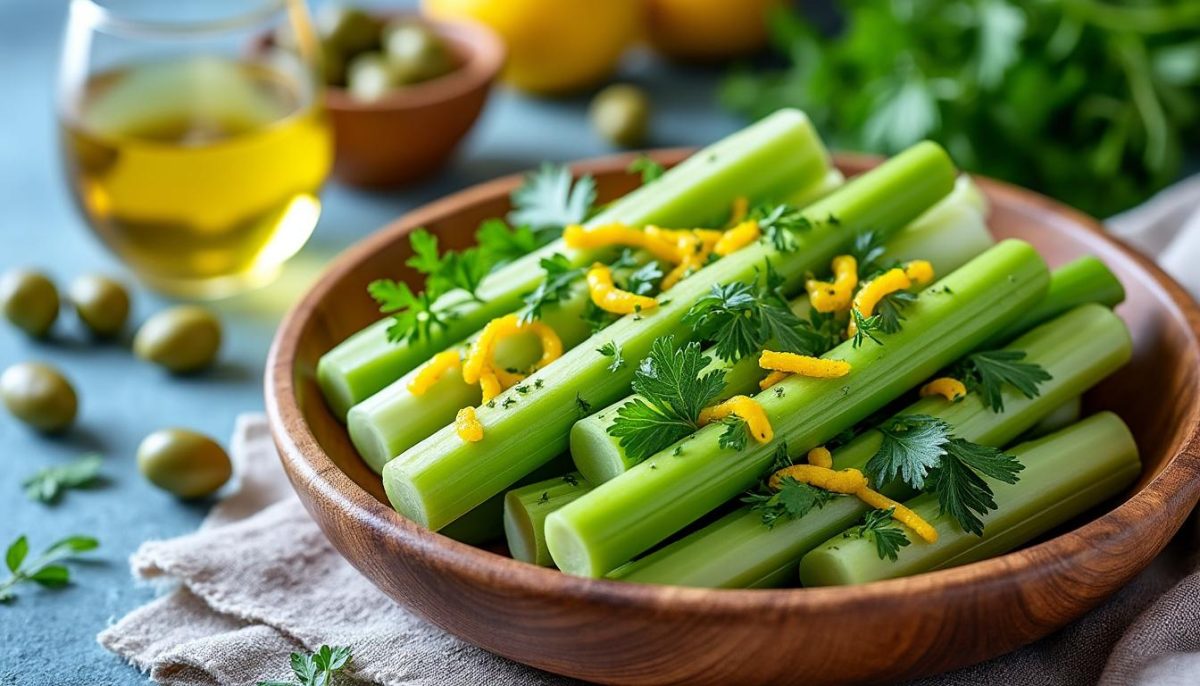découvrez comment préparer facilement une salade de céleri branche en retirant rapidement les fils. nos astuces simples pour une texture parfaite et une dégustation tout en douceur !