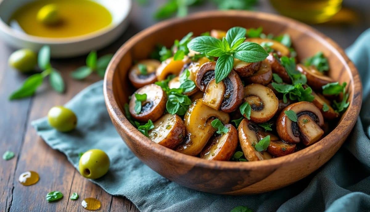 découvrez comment préparer une salade de champignons crus irrésistible grâce à une marinade savoureuse. facile, rapide et pleine de fraîcheur, cette recette sublime les champignons pour une entrée légère et gourmande !