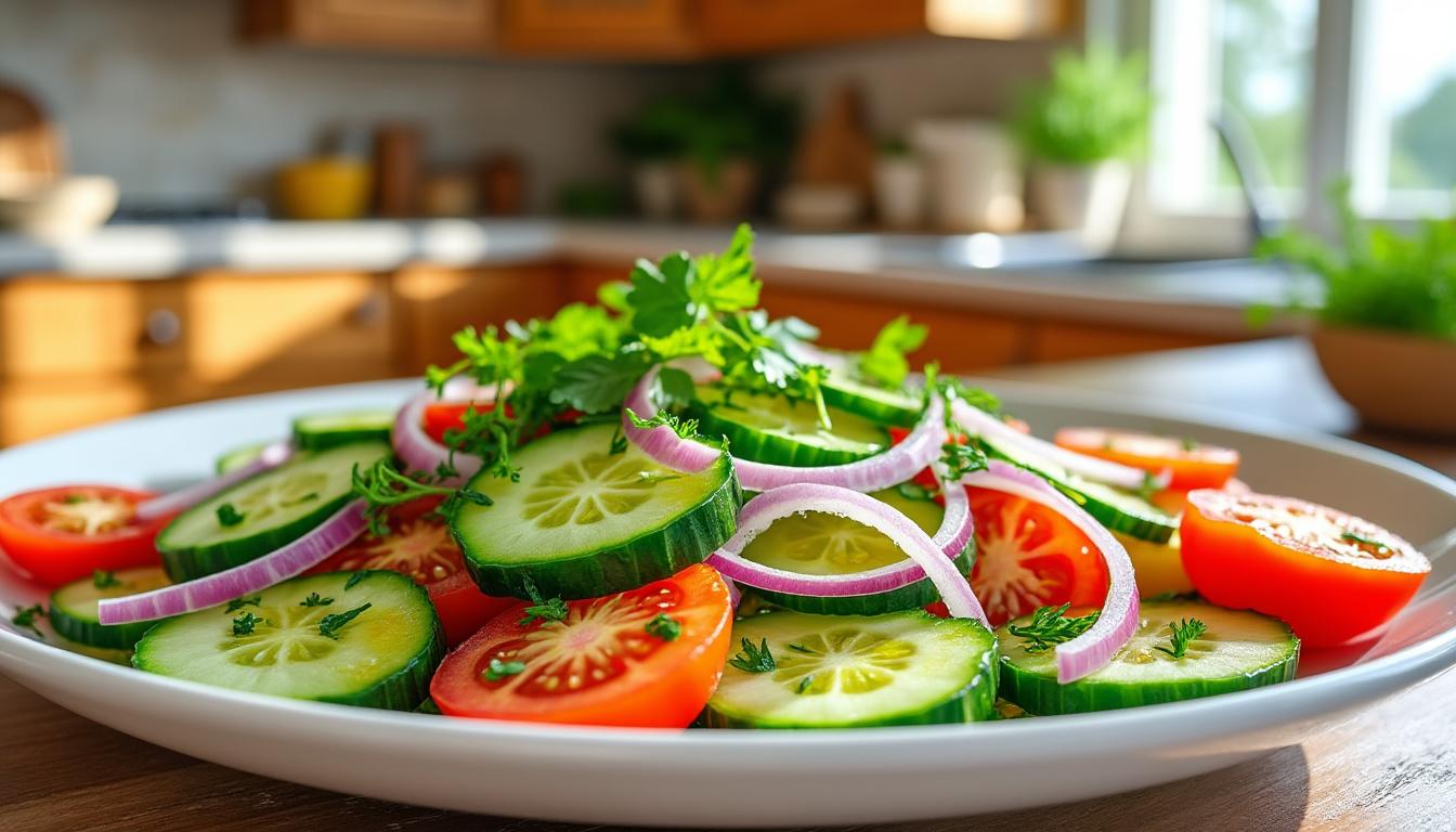 découvrez l’astuce infaillible pour garder votre salade de concombre fraîche et croquante pendant 3 jours. conseils simples, étapes faciles et secrets de conservation dans notre guide complet.