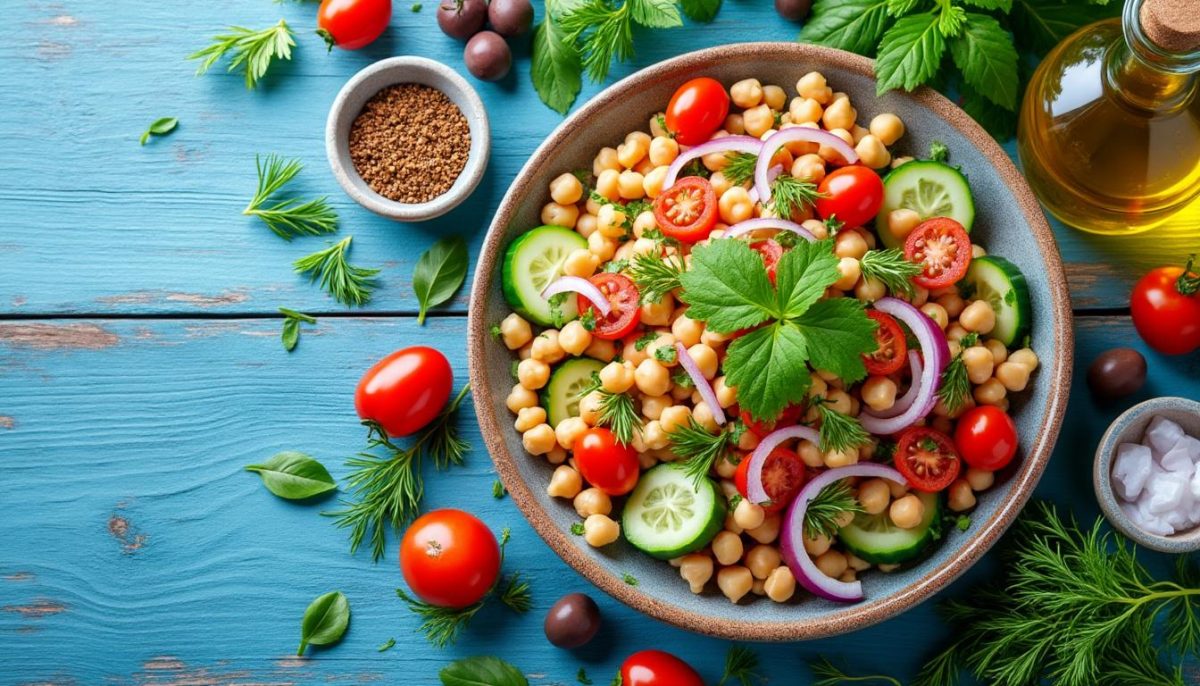 découvrez comment sublimer votre salade de pois chiches avec une épice secrète qui transforme ce plat classique et parfois fade en une explosion de saveurs. recette facile, rapide et pleine d'originalité !