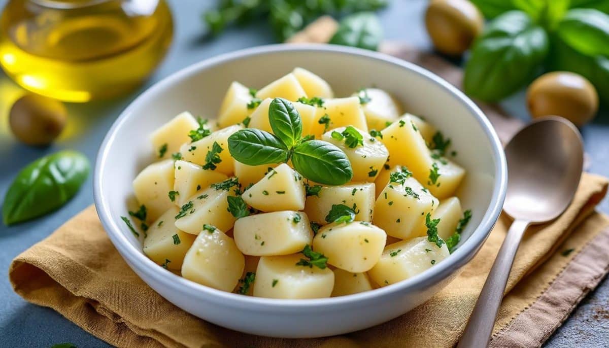 découvrez comment préparer une salade de pommes de terre nouvelle qui fond dans la bouche grâce à nos conseils secrets. parfaite pour accompagner vos plats estivaux, cette recette simple et savoureuse ravira vos invités !