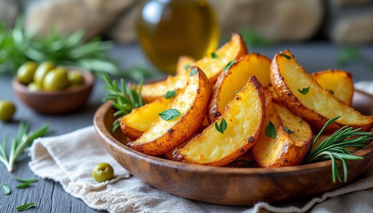 découvrez comment préparer de délicieux quartiers de pommes de terre croustillants au romarin, facilement et rapidement grâce à votre air fryer. une recette savoureuse, saine et idéale en accompagnement !