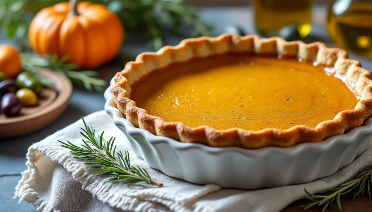 découvrez la véritable recette de la tarte à la citrouille américaine : une pâte dorée, une garniture onctueuse et parfumée aux épices. suivez nos étapes simples pour réussir cette tarte traditionnelle incontournable pour l’automne ou thanksgiving.