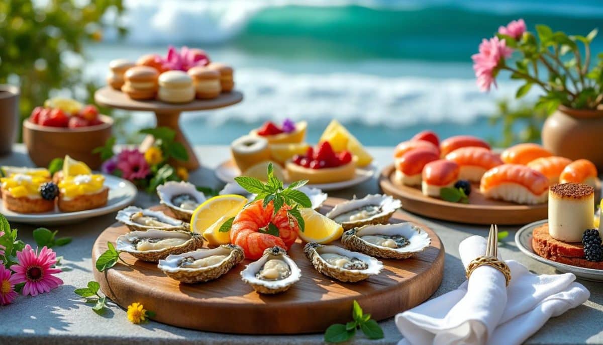 partez à la découverte de saveurs uniques le 16 août 2025 : laissez-vous séduire par la fraîcheur des délices marins et la gourmandise des douceurs, pour un voyage gustatif inoubliable.