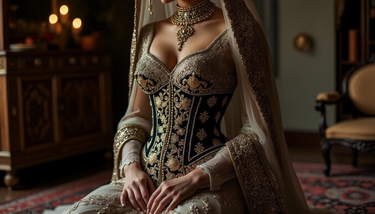 découvrez l'histoire d'une créatrice britannique-palestinienne qui met à l'honneur ses racines en dévoilant un corsage de mariée unique, magnifié par des broderies palestiniennes traditionnelles.