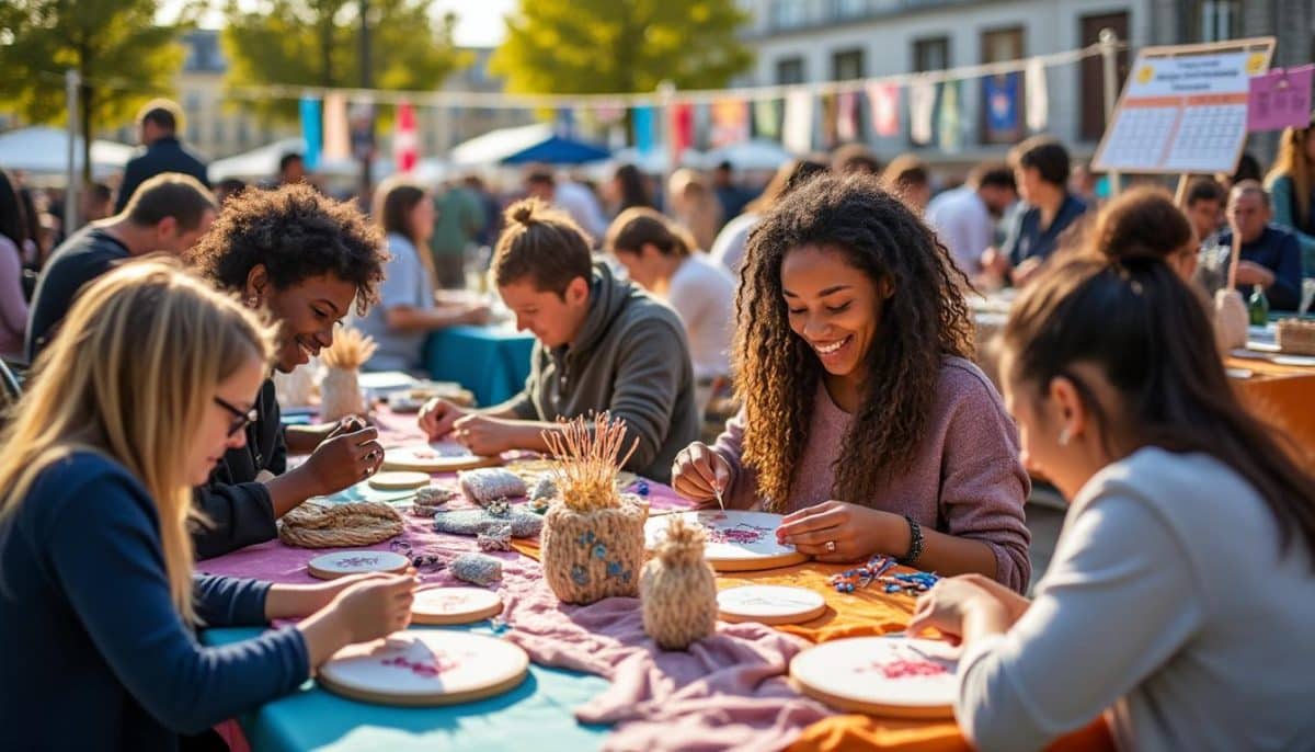 participez à notre apéro créatif au havre en 2025 et découvrez l'univers fascinant de la broderie ! ne manquez pas nos dates, horaires, programme détaillé et tarifs pour une expérience unique alliant convivialité et créativité.