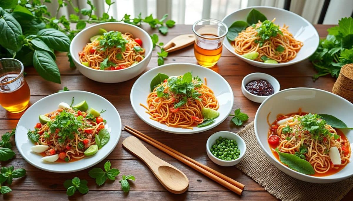 découvrez 26 recettes de nouilles froides idéales pour des dîners d'été frais et savoureux. des plats légers, faciles à préparer, parfaits pour se régaler lors des journées chaudes.